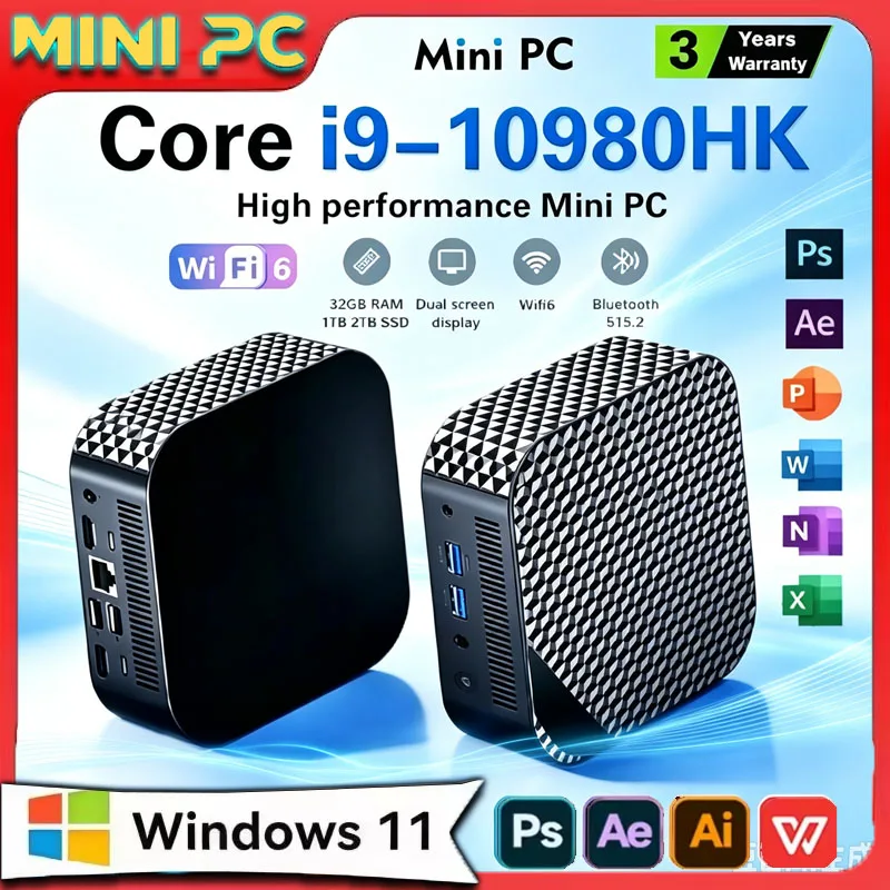Home Office Windows 11 - コンパクトミニゲーミングPC Intel I9 10980HK Windows 11