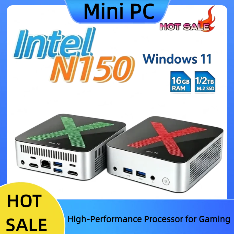 Home Office Windows 11 - 2026年新登場 ミニデスクトップPC Intel N150 Windows 11