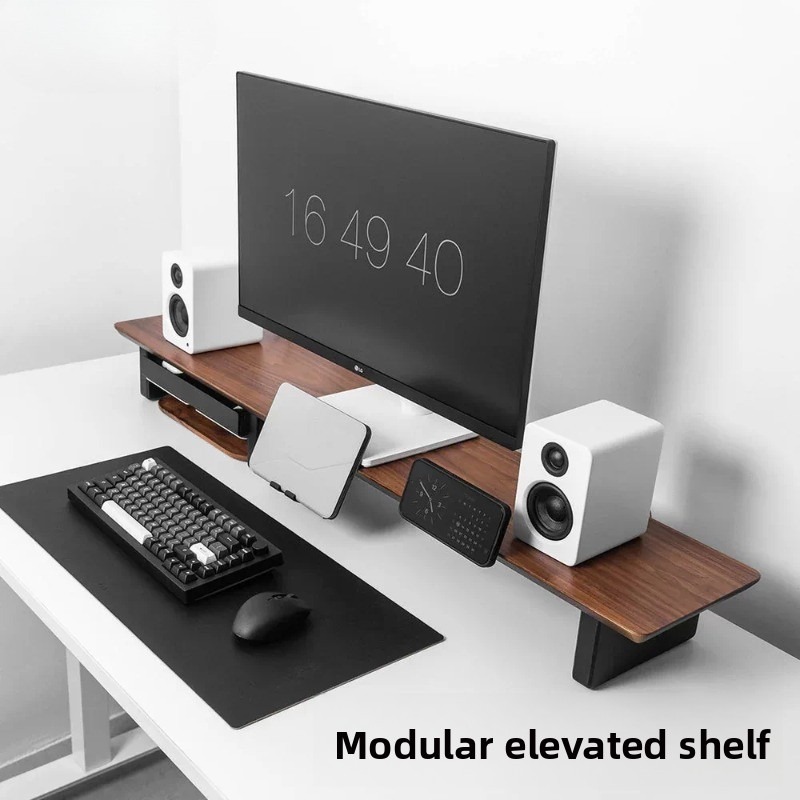 R1モジュラーモニターライザーアクセサリー木製トレイスタンド - Monitor Riser Stand のレビューと価格