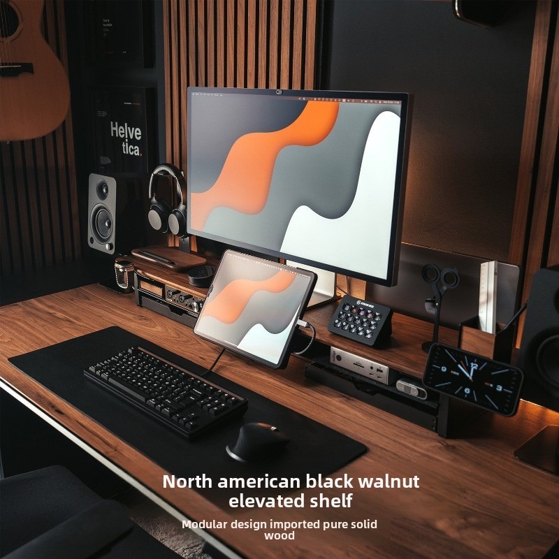 R1モジュラーモニターライザーアクセサリー木製トレイスタンド - Monitor Riser Stand のレビューと価格