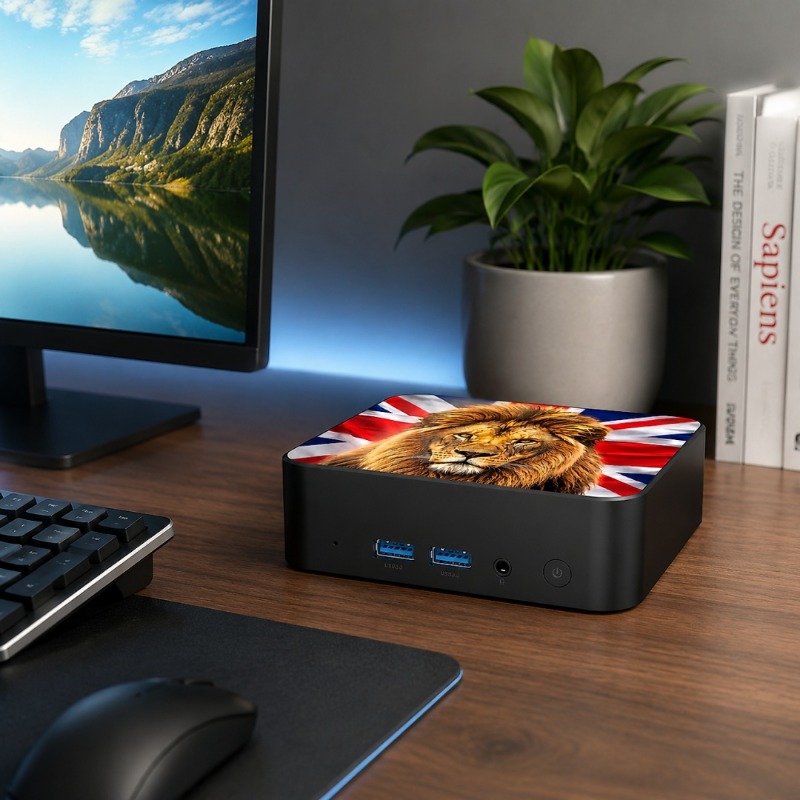 ユニオンジャック ブリティッシュライオン プリント ミニPC - Home Office Windows 11 のレビューと価格