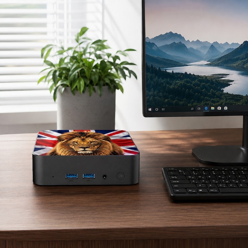 ユニオンジャック ブリティッシュライオン プリント ミニPC - Home Office Windows 11 のレビューと価格