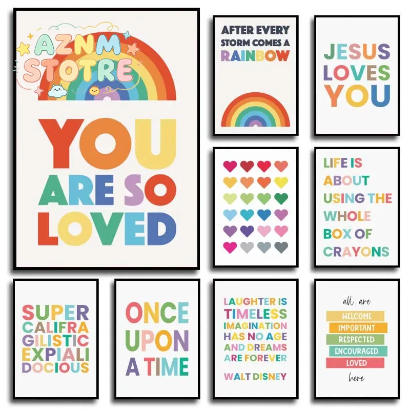 インスピレーションを与える引用句キャンバス絵画ポスターカラフ - Home Office Quotes のレビューと価格