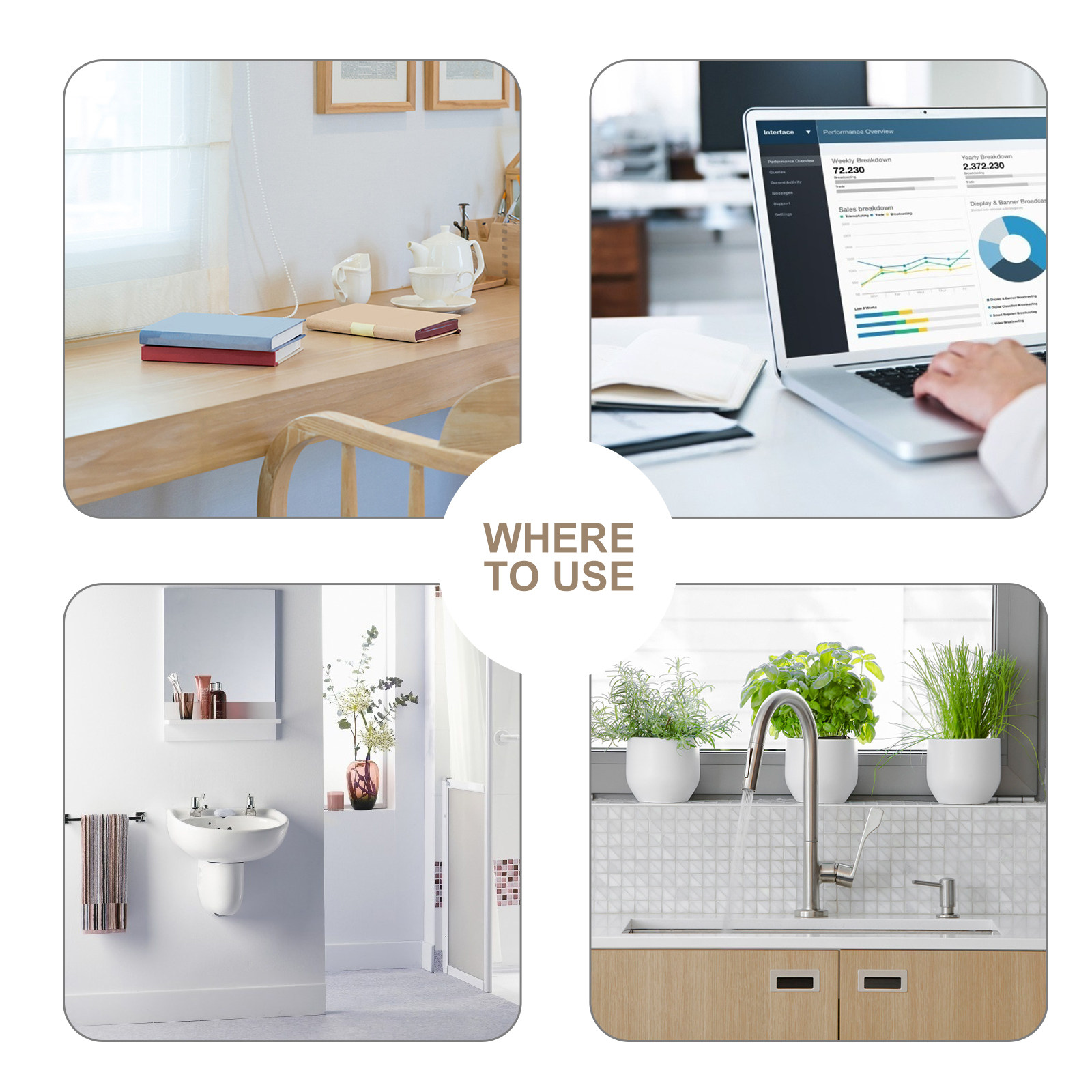 2個セット 強力プラスチック製小物収納ボックス デスクトップ - Home Office Gadgets のレビューと価格