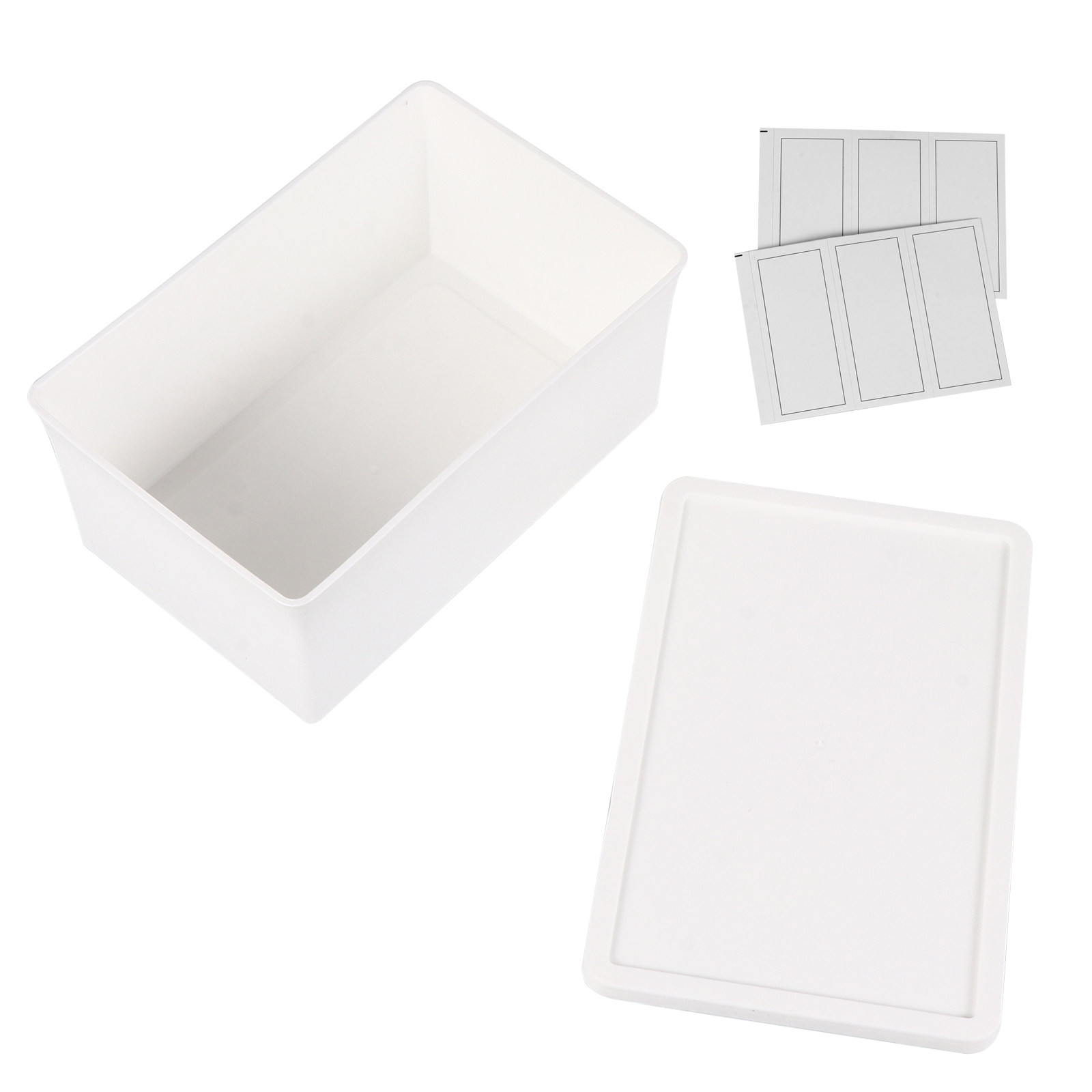 2個セット 強力プラスチック製小物収納ボックス デスクトップ - Home Office Gadgets のレビューと価格