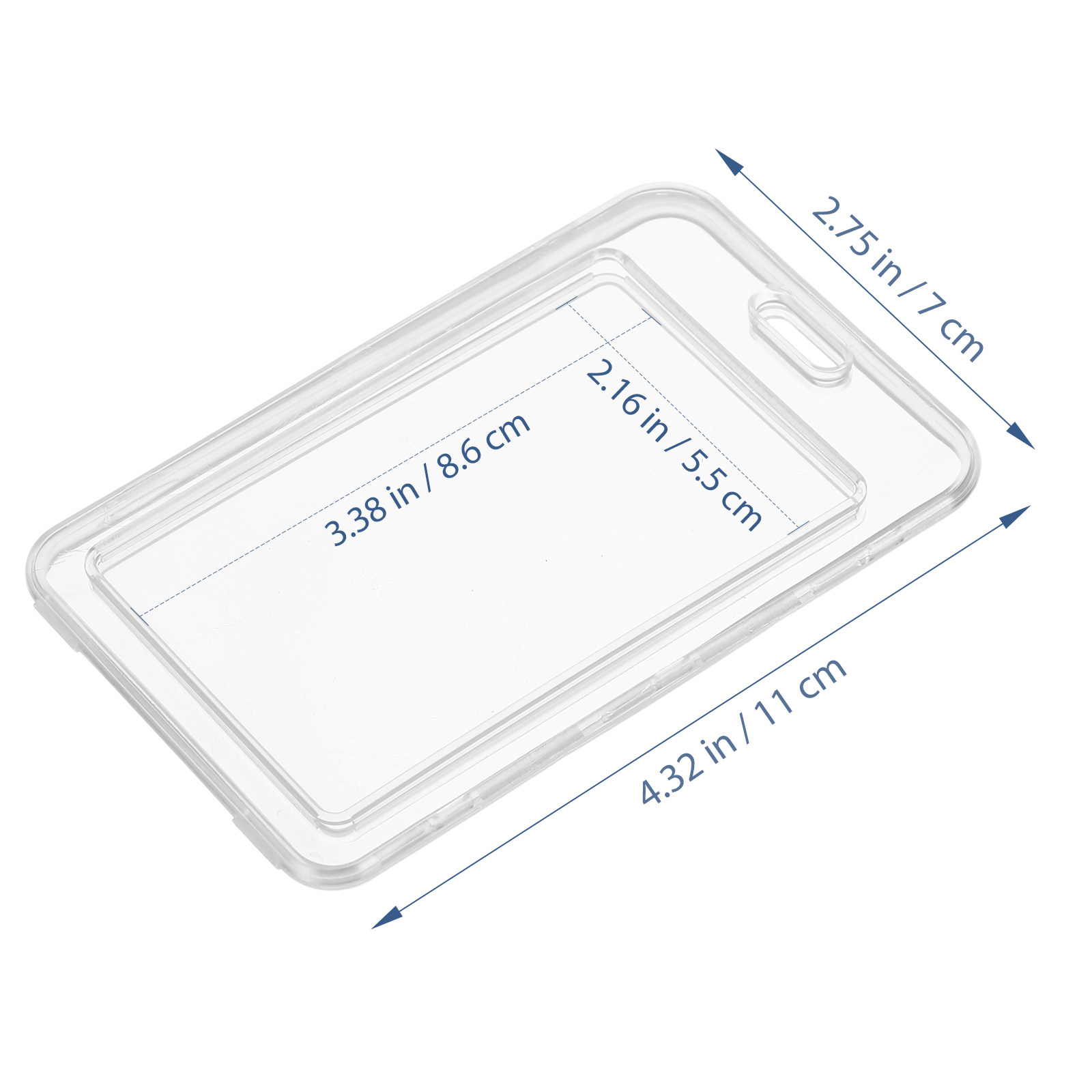 20個入り ポータブル軽量プラスチックIDバッジホルダー I - Home Office For Passport のレビューと価格