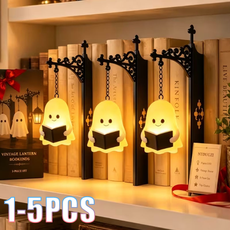 1-5 個ハロウィンヴィンテージ吊り下げ式 LED 図書館本 - Home Office And Library のレビューと価格