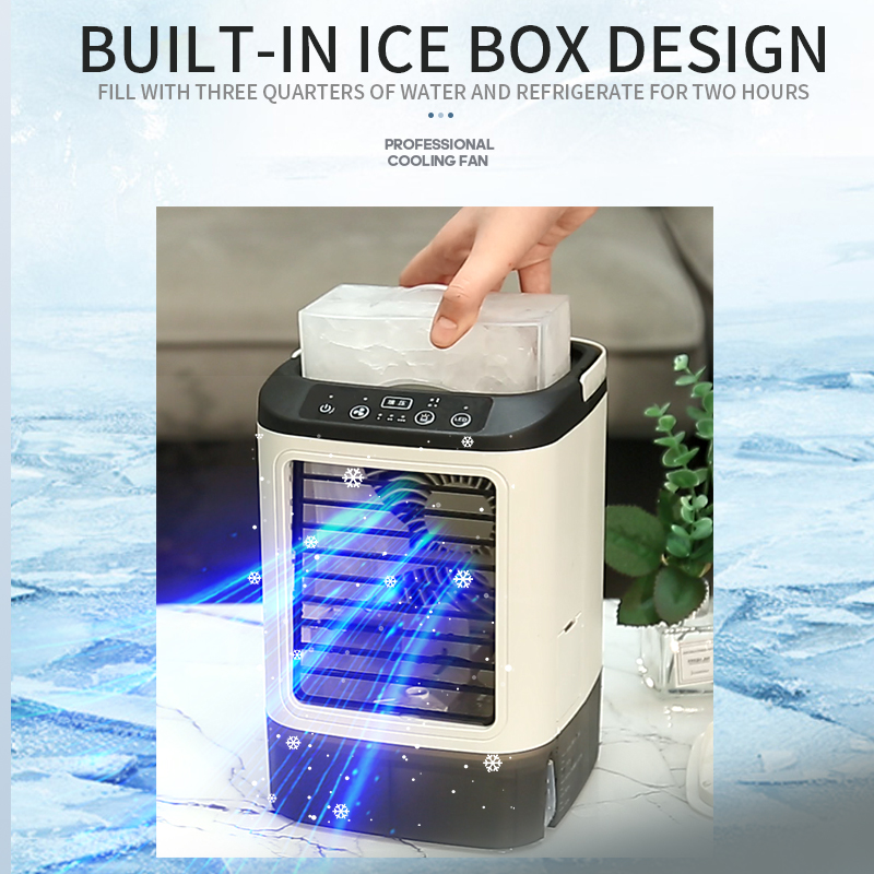USBポータブルミニエアコンファン、3段階風量調節、家庭用デ - Home Office Gadgets のレビューと価格