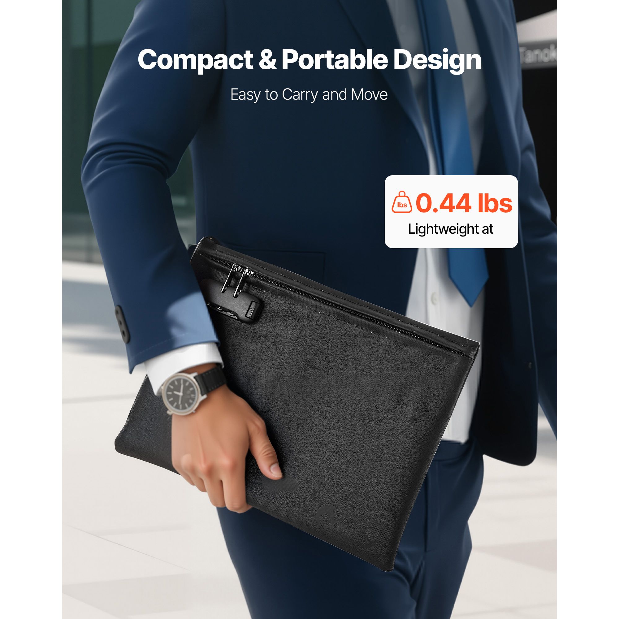 耐火ドキュメントバッグ、華氏1832度の断熱耐火・防水バッグ - Home Office For Passport のレビューと価格