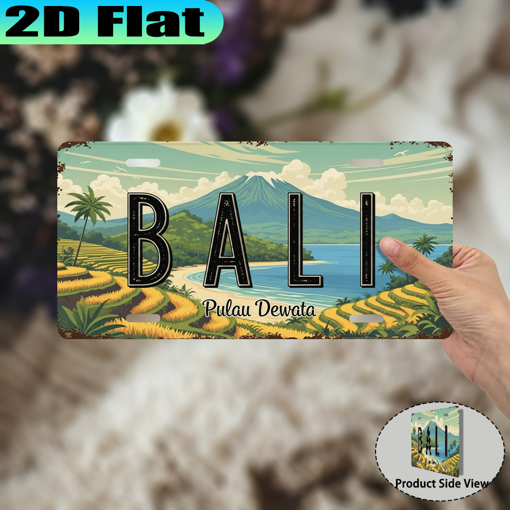 バリ プラウ デワタ ナンバープレート AL サイン - ヴ - Home Office Bali のレビューと価格