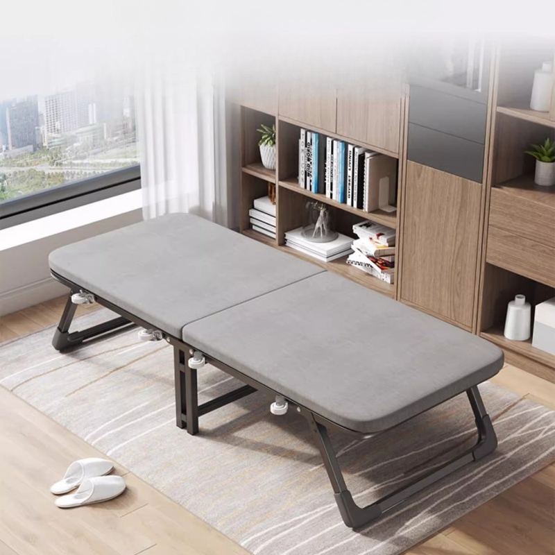 家庭用ポータブル折りたたみベッド シングル アウトドア マー - Home Office Furniture のレビューと価格
