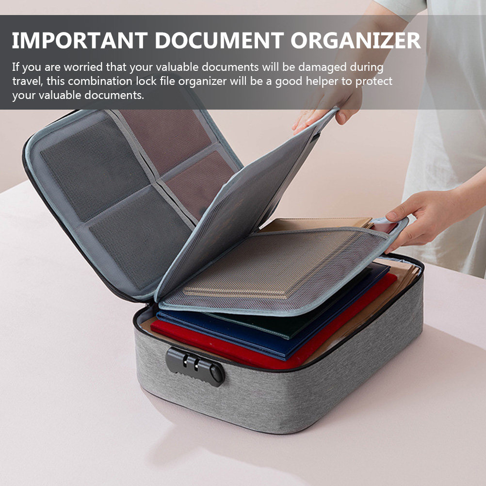携帯用ドキュメントロックボックス（ダイヤル式ロック付き）は、 - Home Office For Passport のレビューと価格
