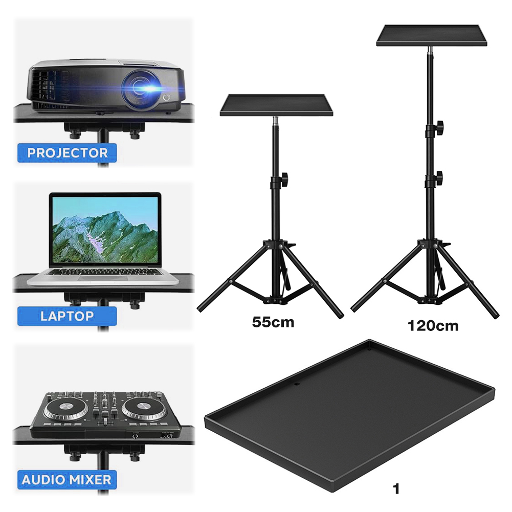 ユニバーサルラップトッププロジェクター三脚スタンド 1/4  - Monitor Riser Stand のレビューと価格