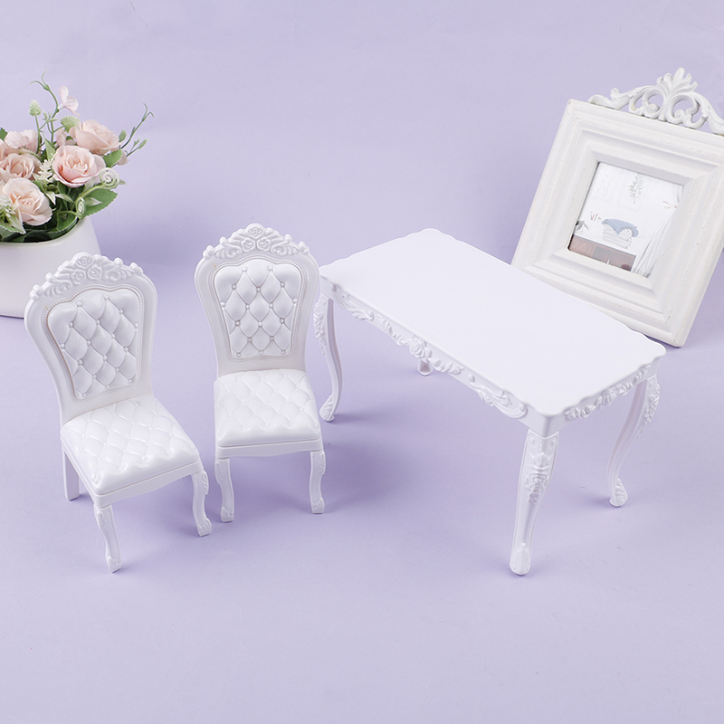 ドールハウス 1:6 キッチン家具 ダイニングテーブル 椅子 - Home Office Furniture のレビューと価格