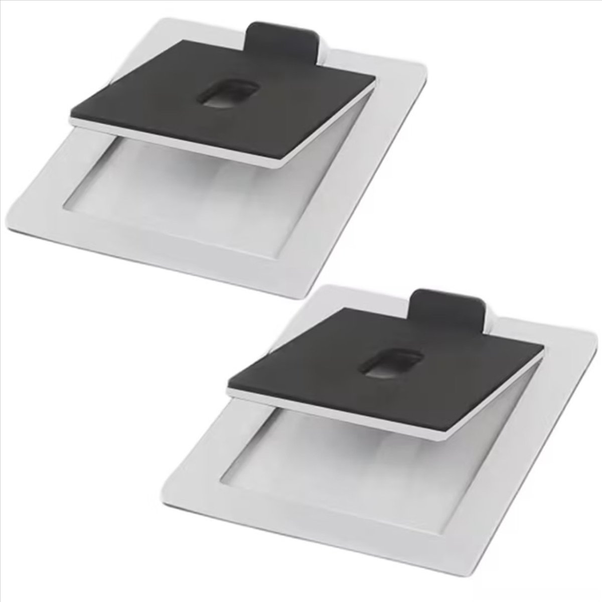 2パック傾斜型コンピューターブックシェルフスピーカーホルダー - Monitor Riser Stand のレビューと価格