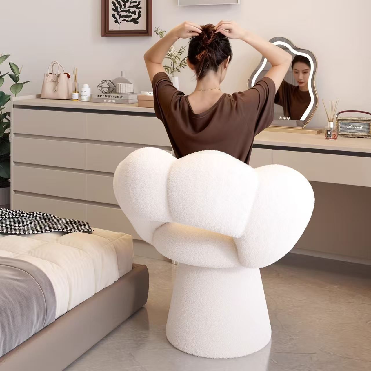 人間工学に基づいたホームオフィスデスクチェア、ランバーサポー - Home Office Furniture のレビューと価格