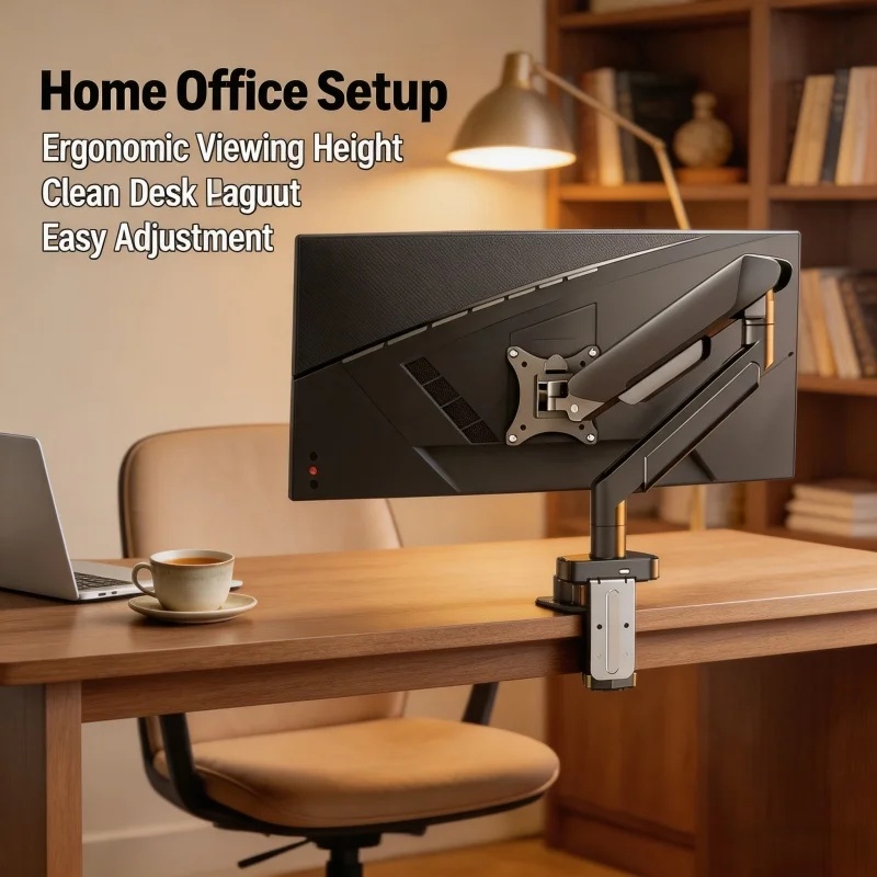 14インチ～32インチスクリーン用シングルモニターマウントブ - Monitor Riser Stand のレビューと価格