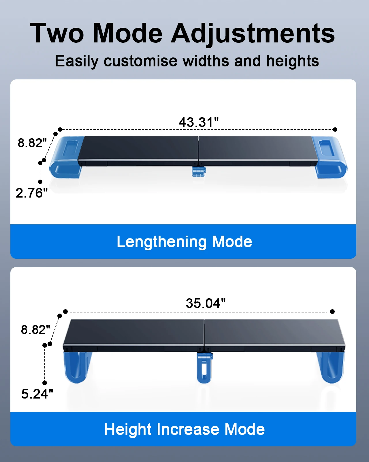 Oatsbasf デュアルモニタースタンドライザー高さ調節可 - Monitor Riser Stand のレビューと価格
