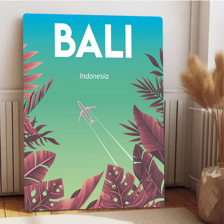 バリ島 インドネシア 風景 メタル ウォールアート トロピカ - Home Office Bali のレビューと価格