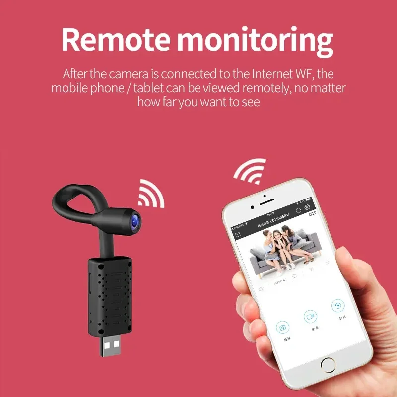 4K USB 監視 WiFi カメラ ミニフレキシブルレンズ - Home Office With View のレビューと価格