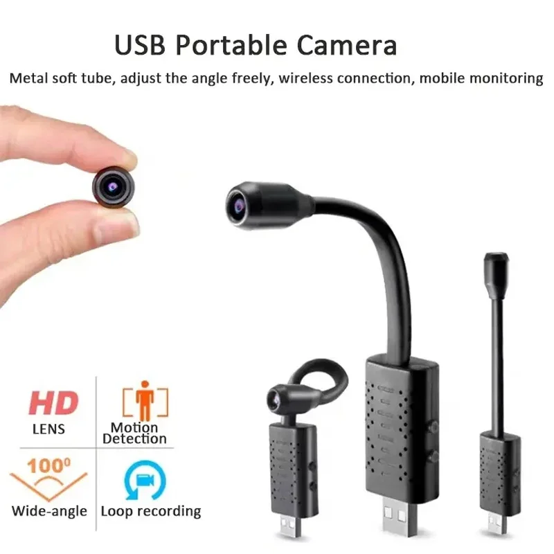 4K USB 監視 WiFi カメラ ミニフレキシブルレンズ - Home Office With View のレビューと価格