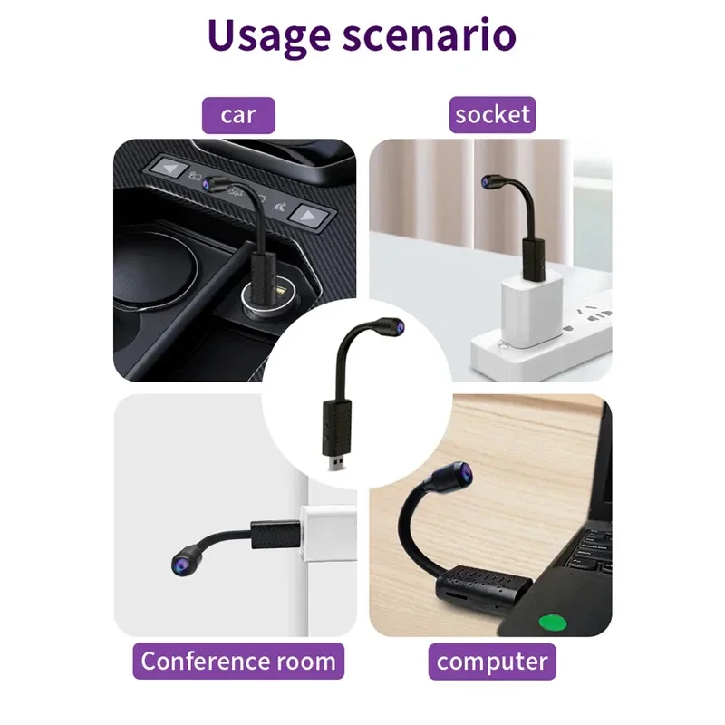 4K USB 監視 WiFi カメラ ミニフレキシブルレンズ - Home Office With View のレビューと価格